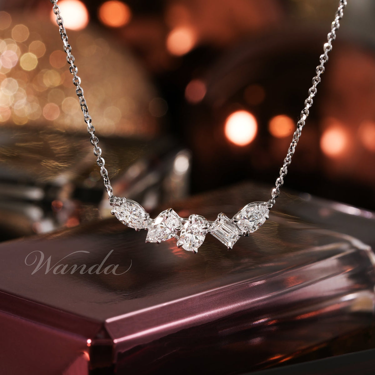 premium diamond necklace Jakarta