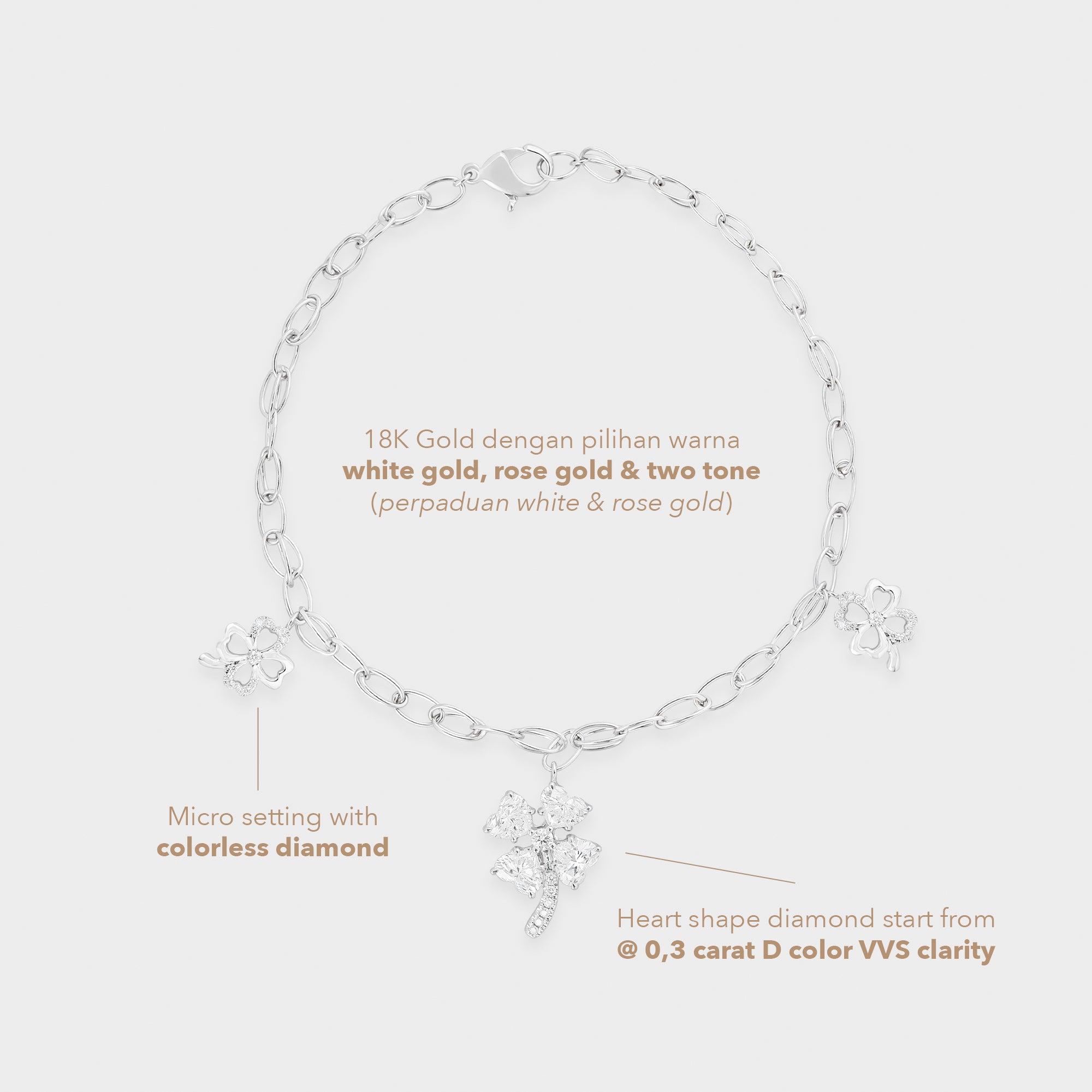 Bracelet Clover 3.3