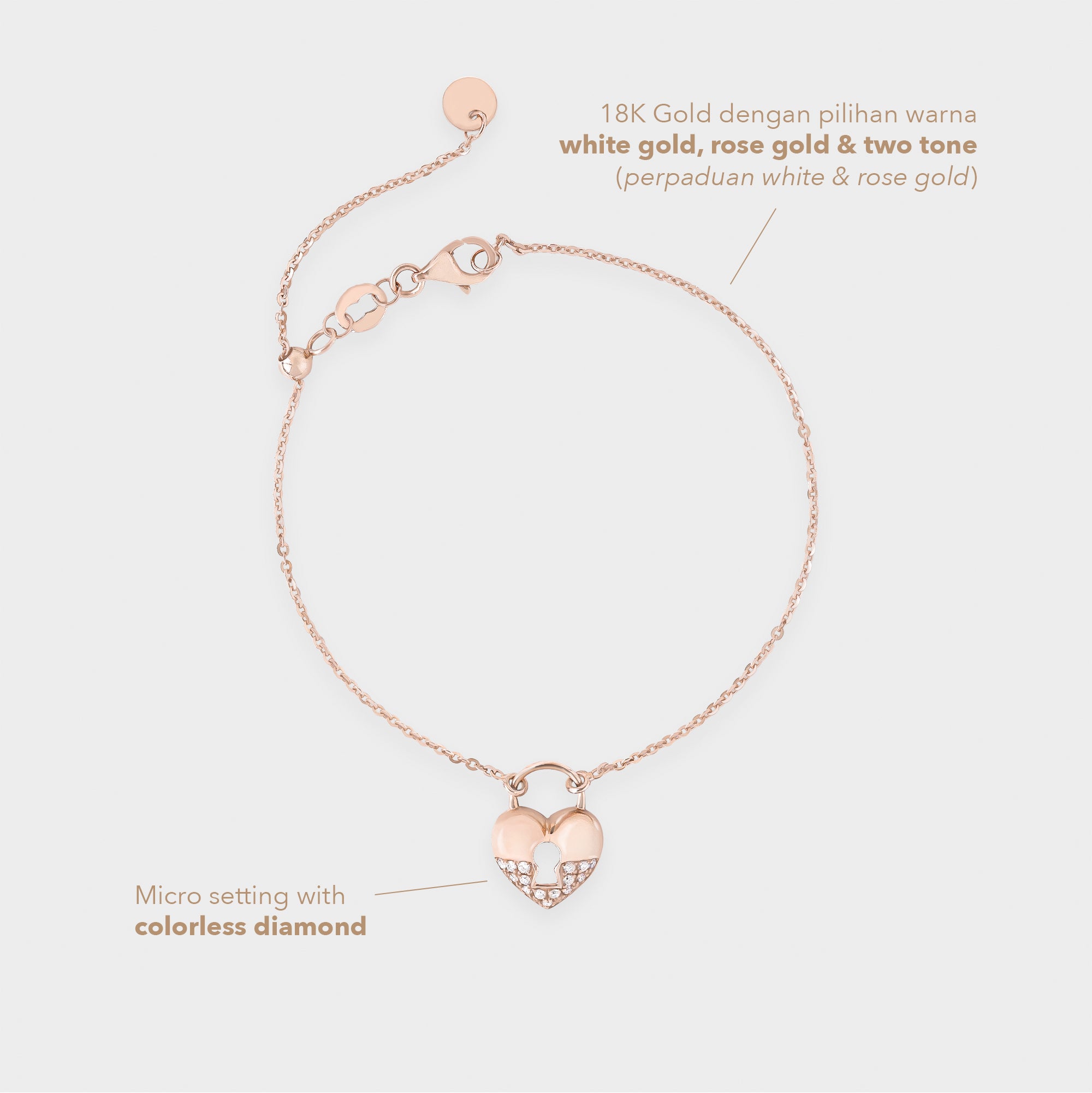 Bracelet Love Lock