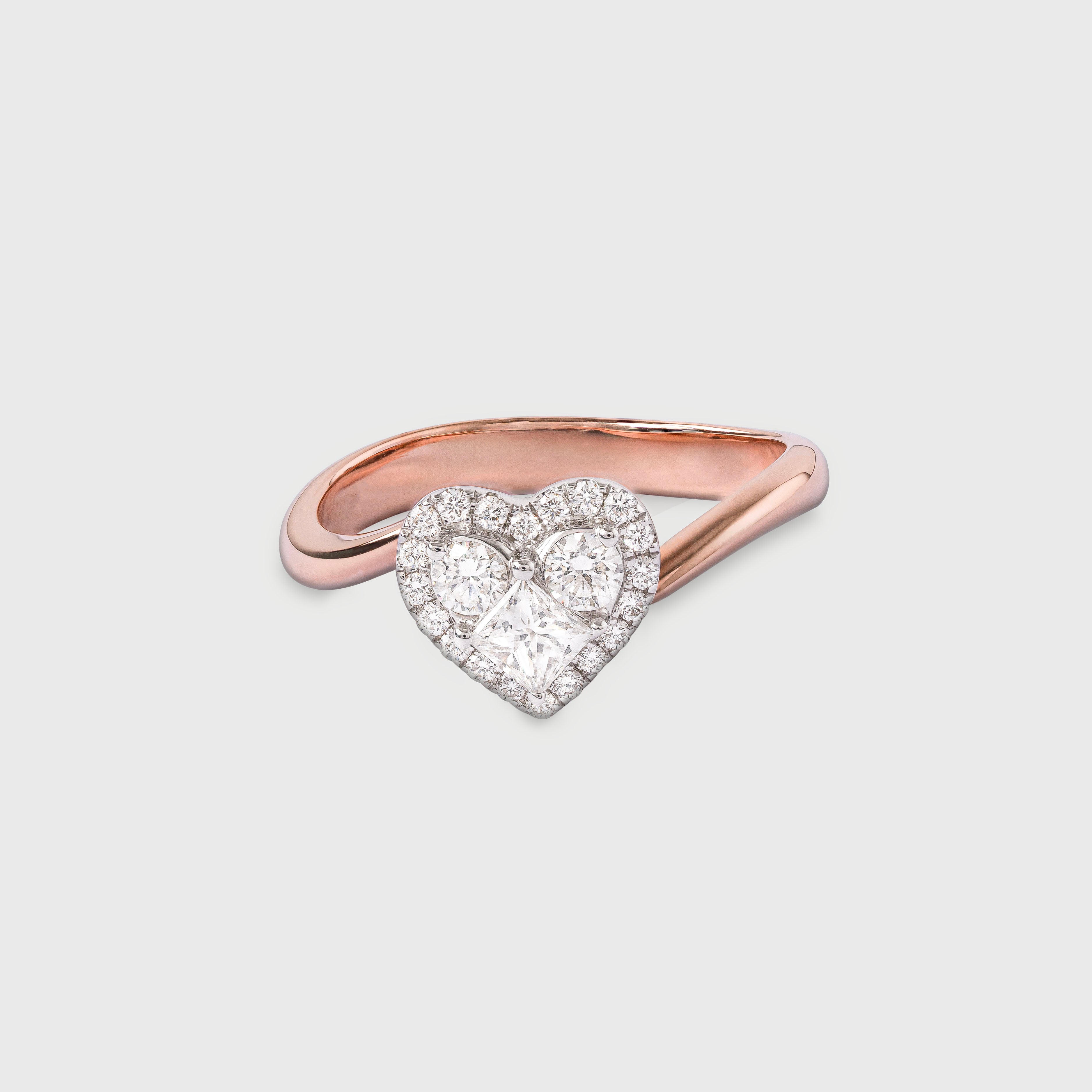 Ladies Ring Valentina Rose Gold