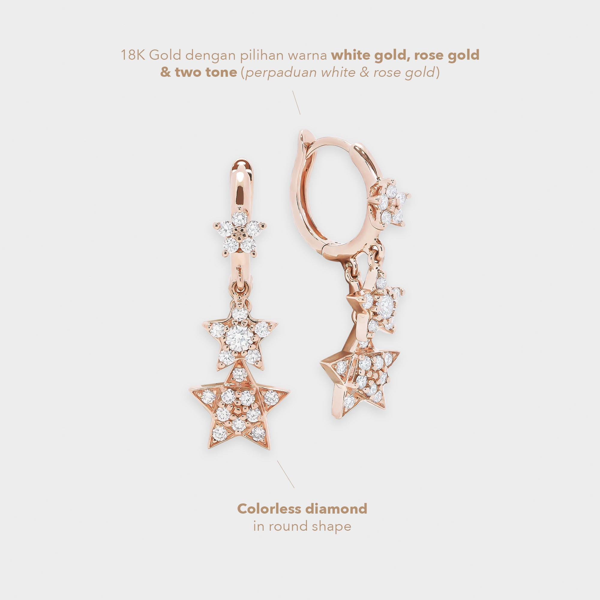 Earrings Hoop Bintang