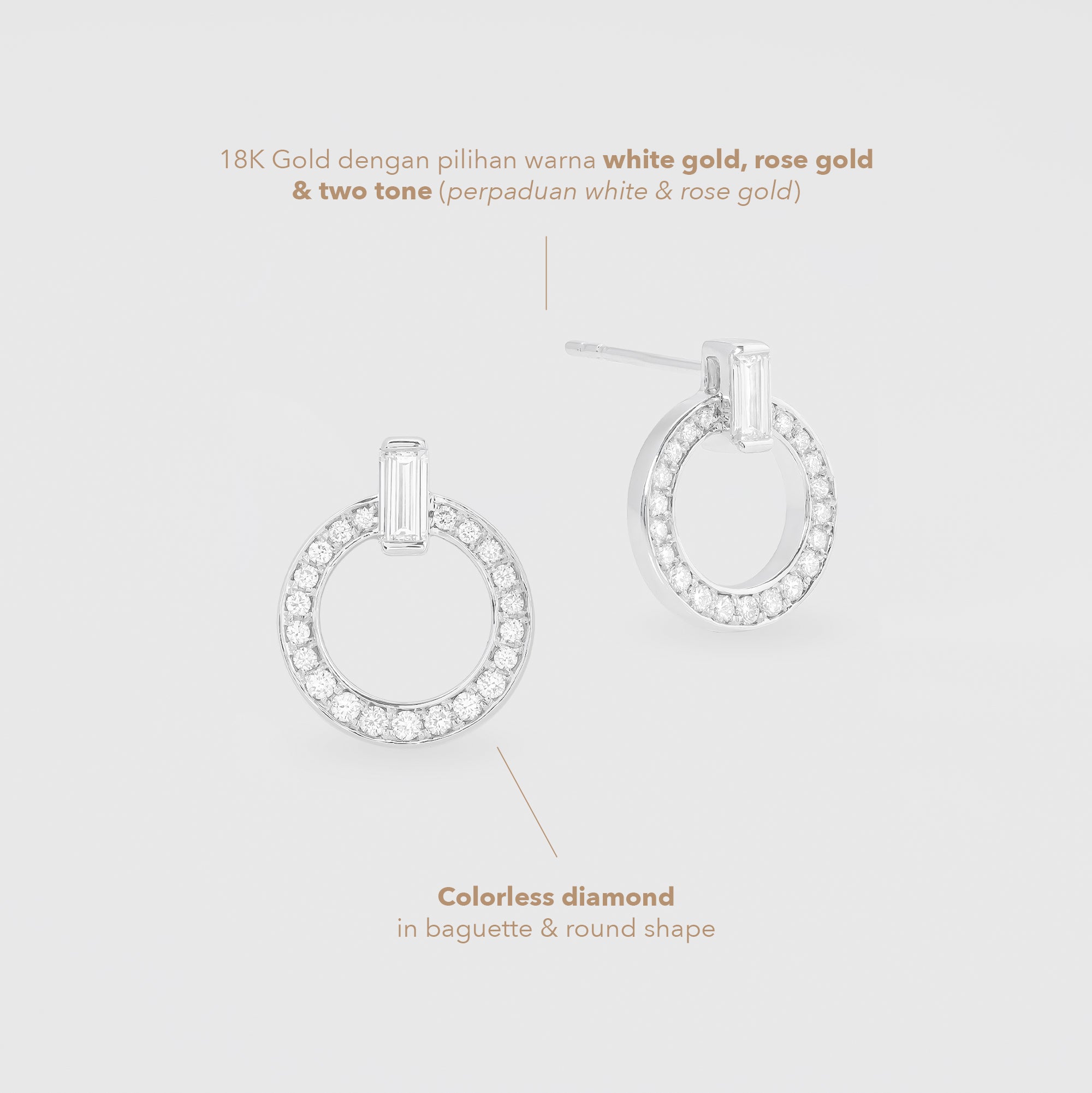 Earrings Chianti Round