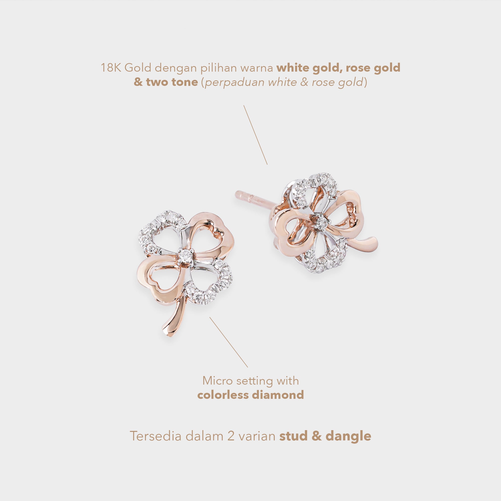 Earrings Clover 1.0