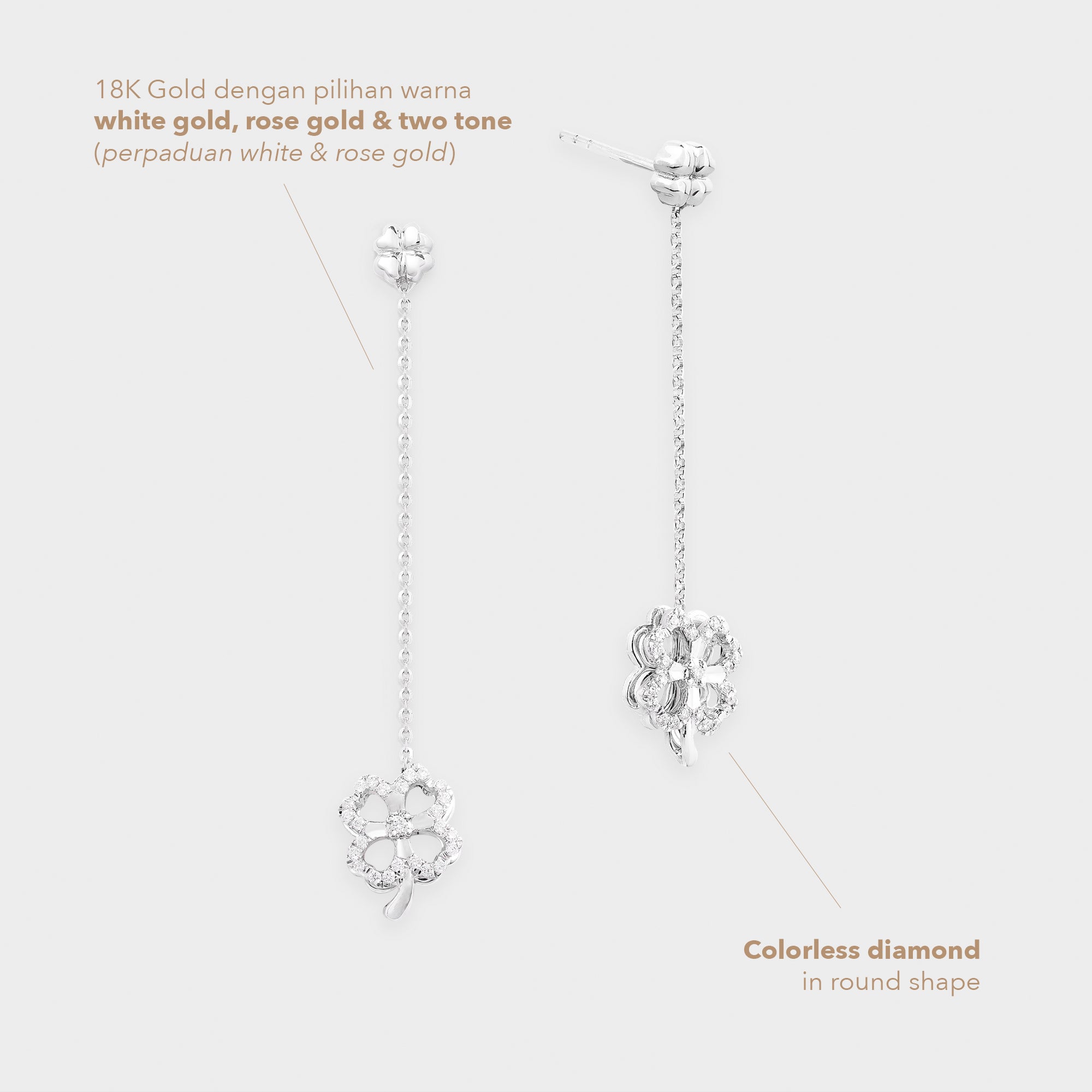 Earrings Clover 1.1 Drop