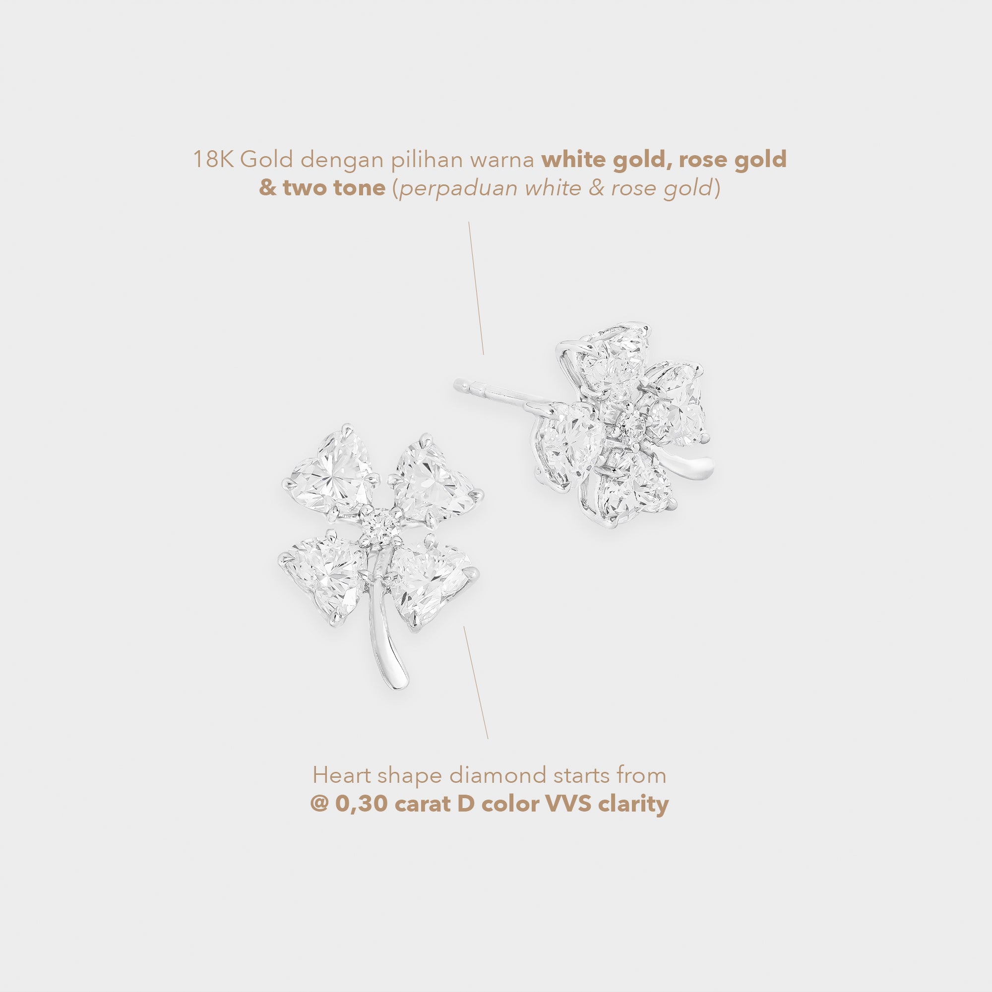 Earrings Clover 3.0