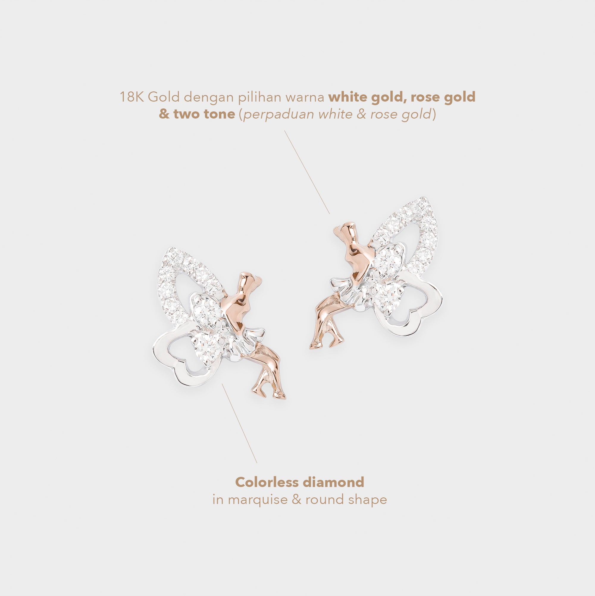 Earrings Fairytale Poppy Mini