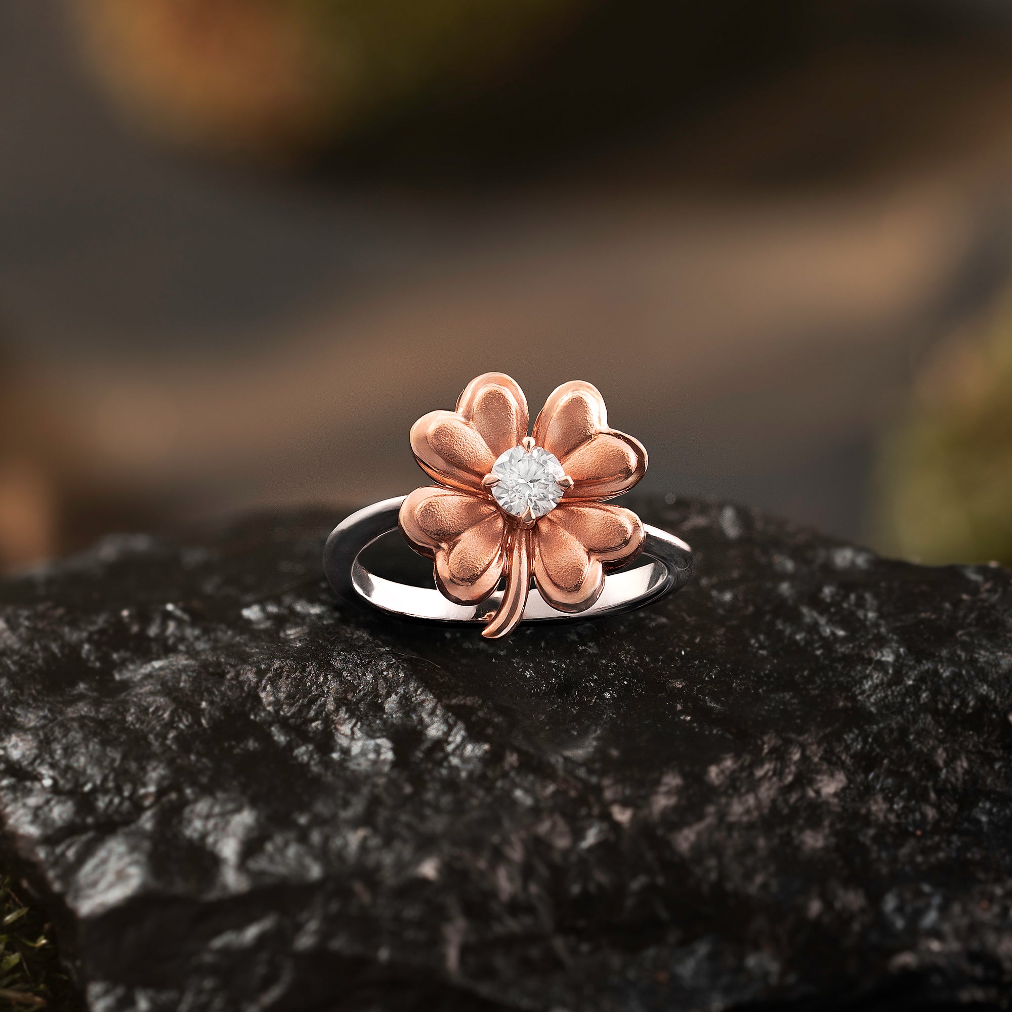 Ladies Ring Clover Self Made