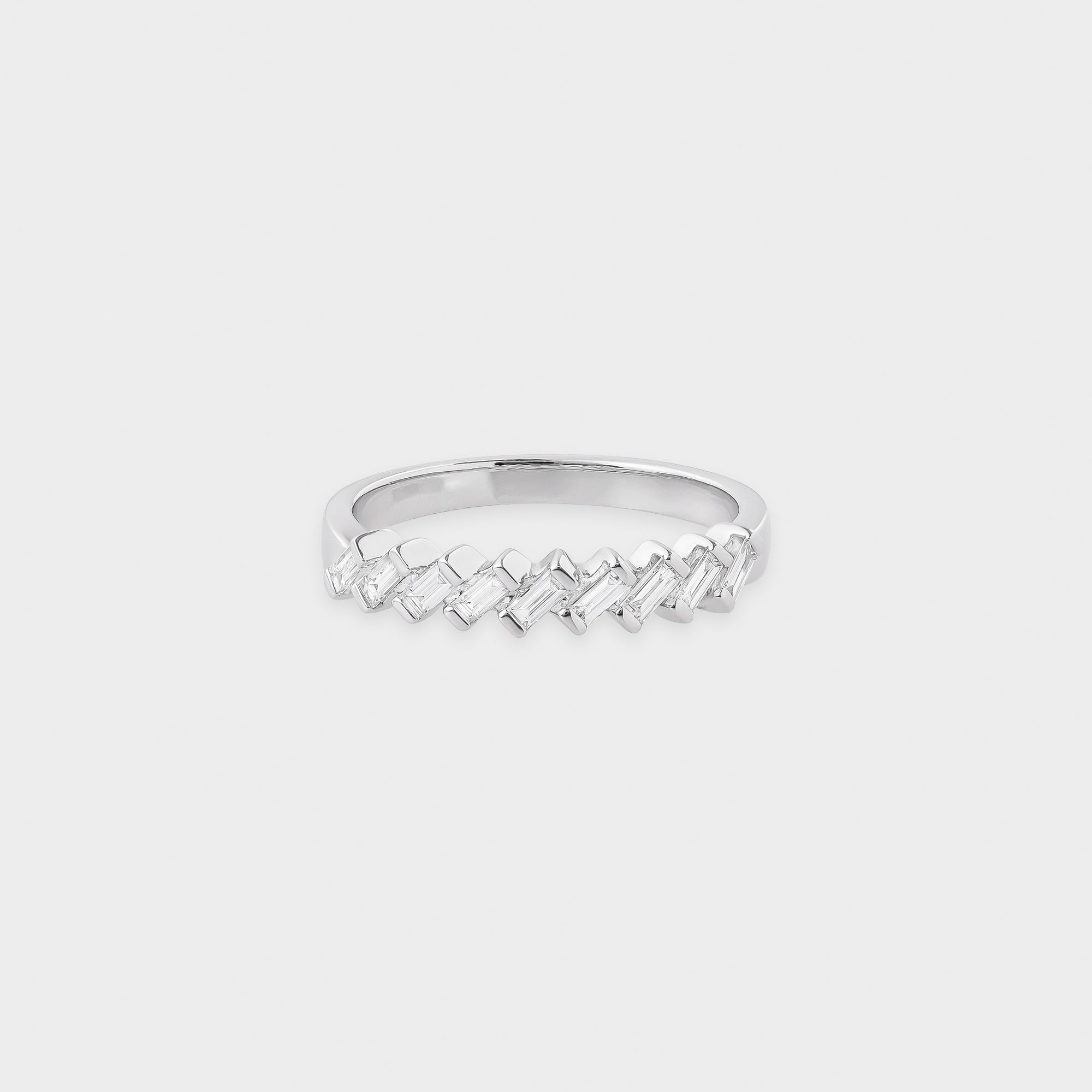 Ladies Ring Stacking Baguatte